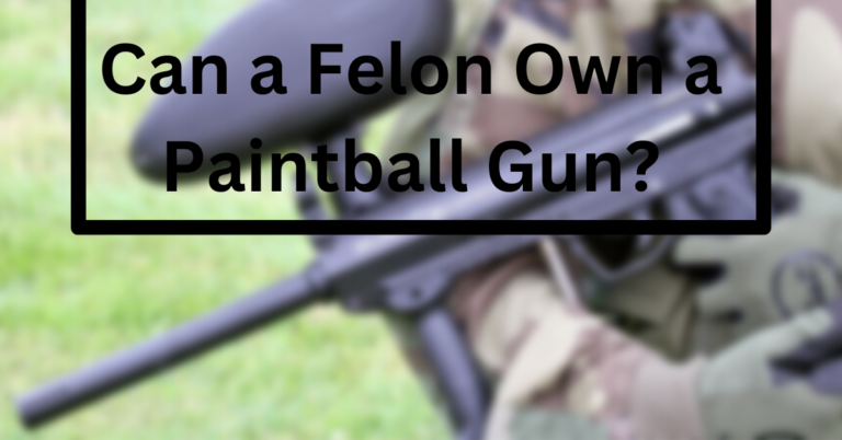 Can a Felon Own a Paintball Gun?